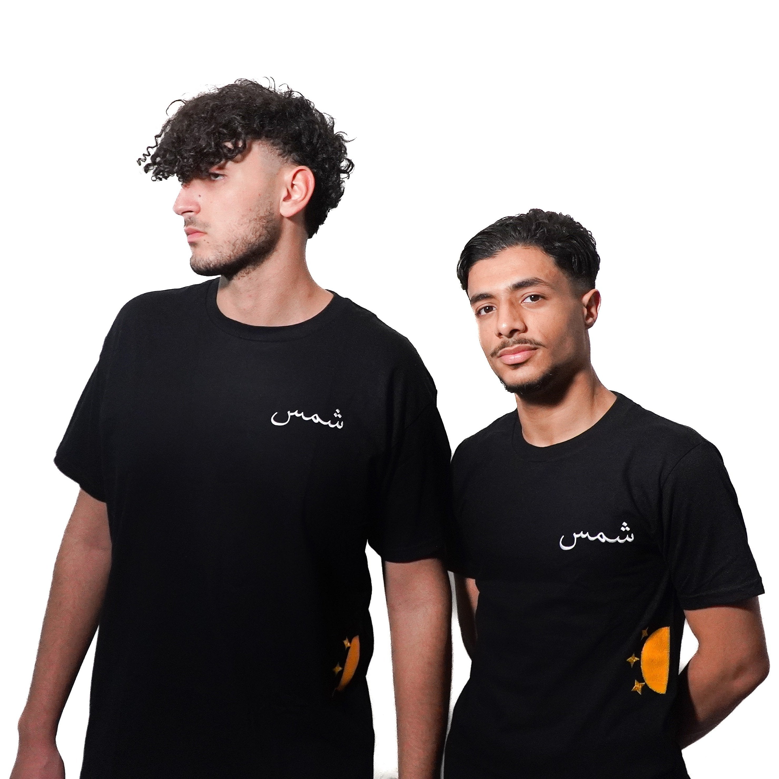 TEE-SHIRT SHAMS & QAMAR NOIR